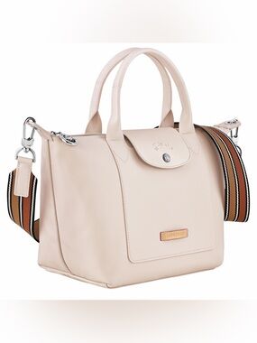 Longchamp crossbody Tote cream